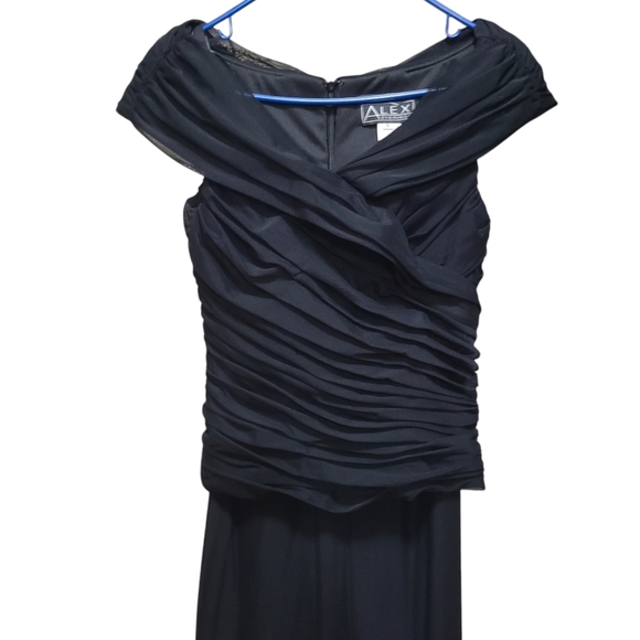 Vintage Alex Evenings Black Evening Dress - Picture 3 of 6